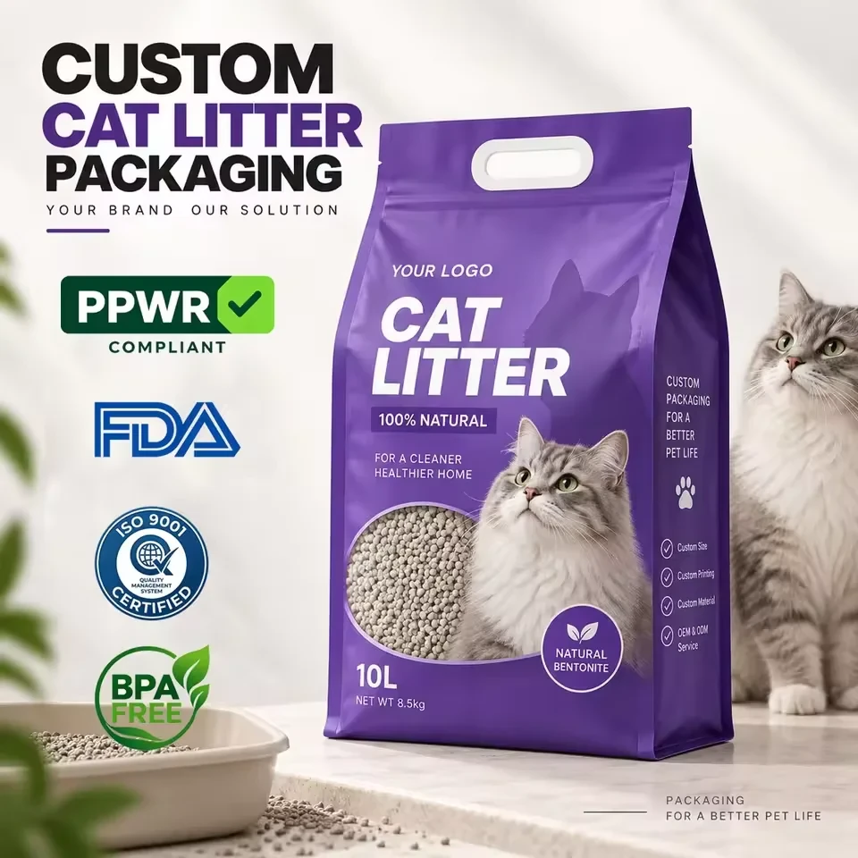 Cat Litter Flat-Bottom Pouch