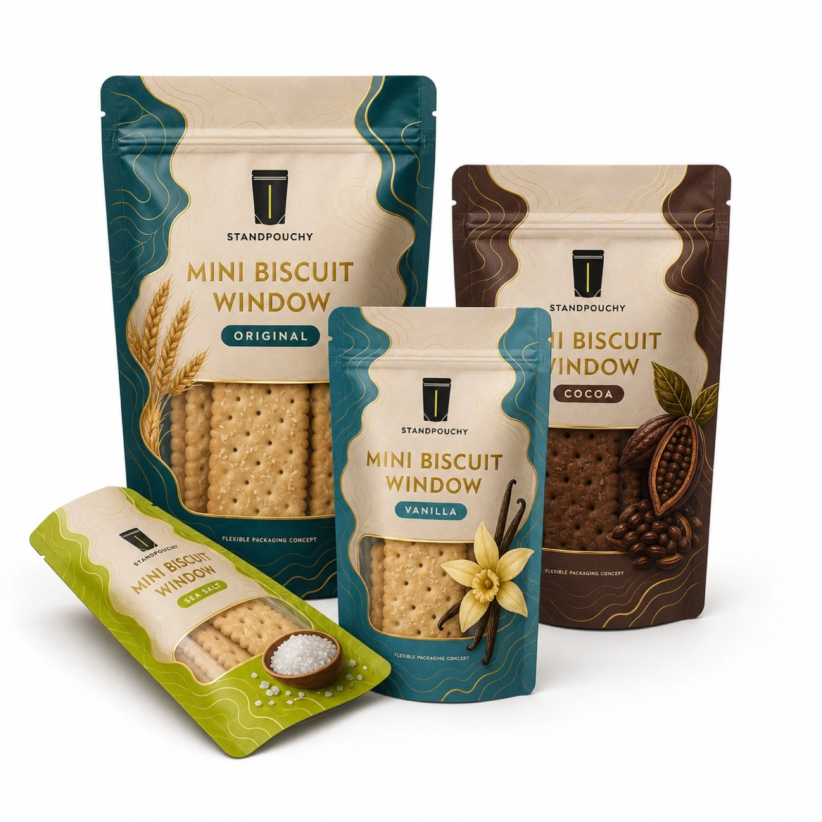 Mini Biscuit Window Pouch