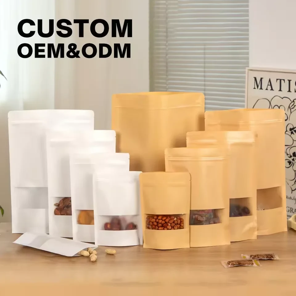 Kraft-Look Dried Fruit & Nut Stand-Up Pouch
