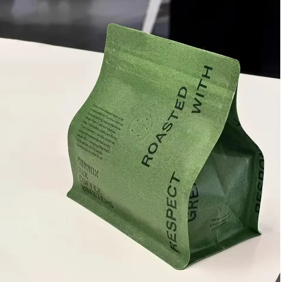 Kraft-Look Coffee & Tea Flat-Bottom Pouch