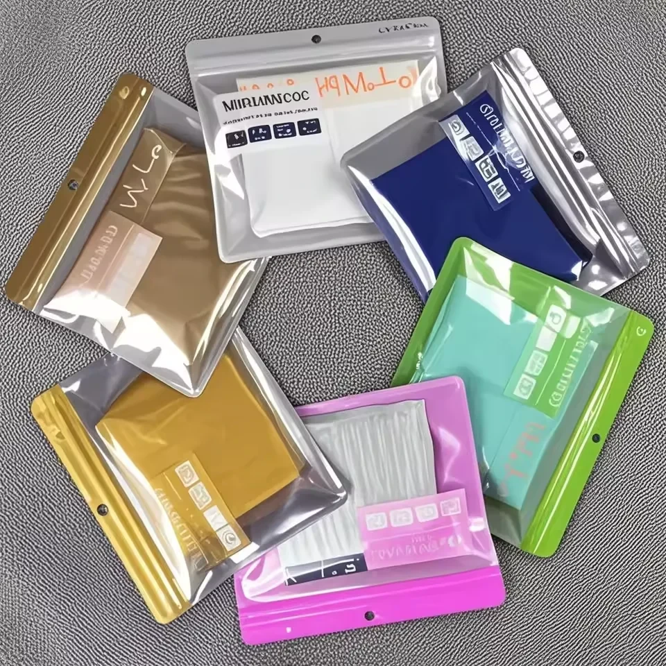 Matte Underwear & Sock Flat Pouch