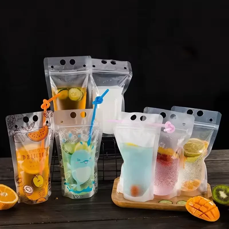 Clear Beverage Straw Pouch