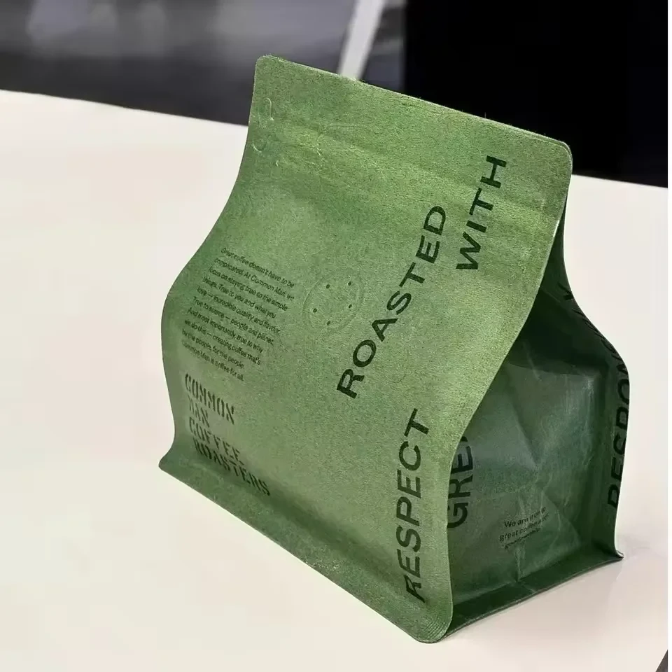 Kraft-Look Coffee & Tea Flat-Bottom Pouch