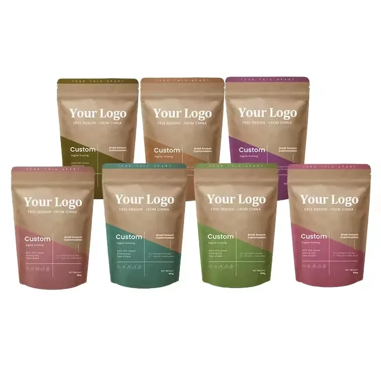 Kraft-Look Candy & Food Stand-Up Pouch