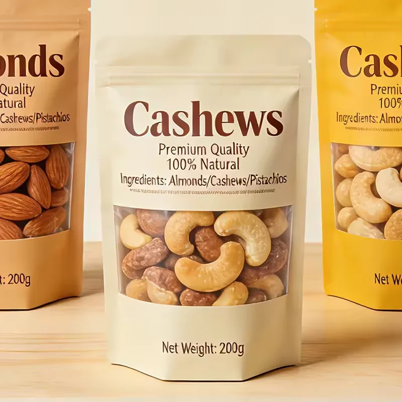 Window Nut & Biscuit Stand-Up Pouch