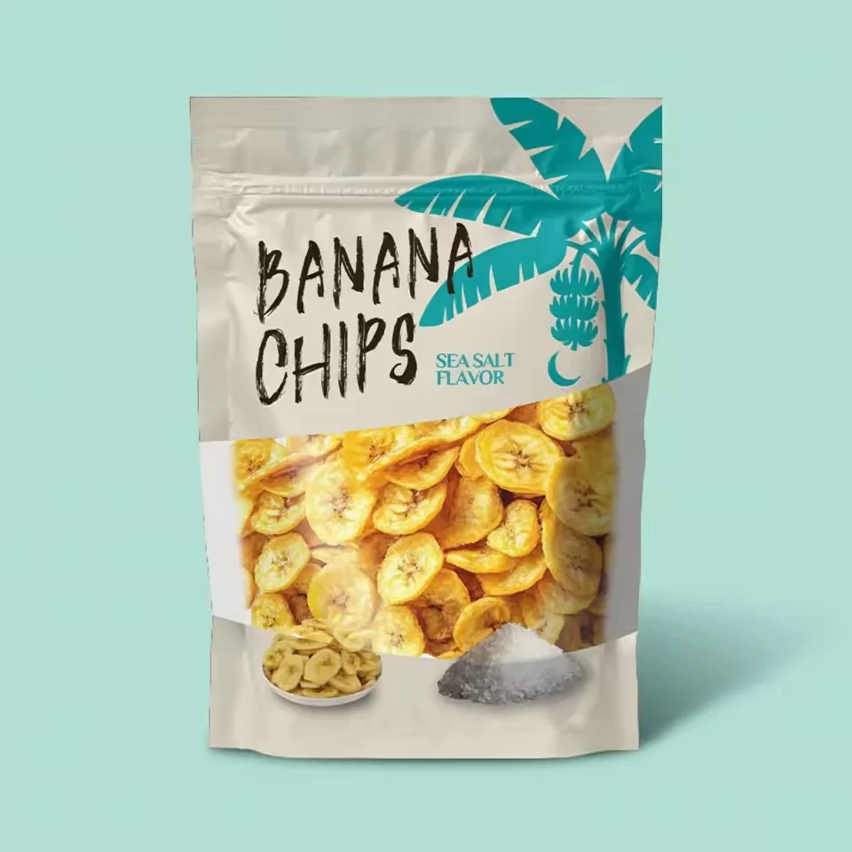 Banana Chip Stand-Up Pouch