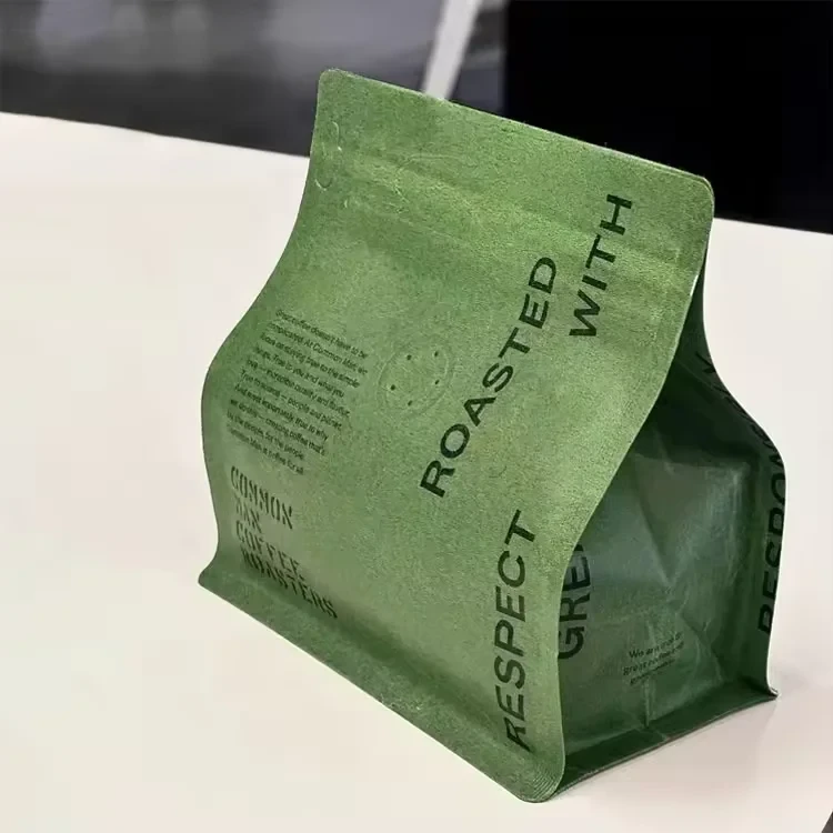 Kraft-Look Coffee & Tea Flat-Bottom Pouch