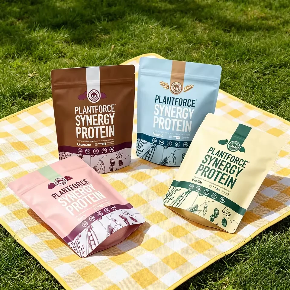 Plant Protein Powder Stand-Up Pouch