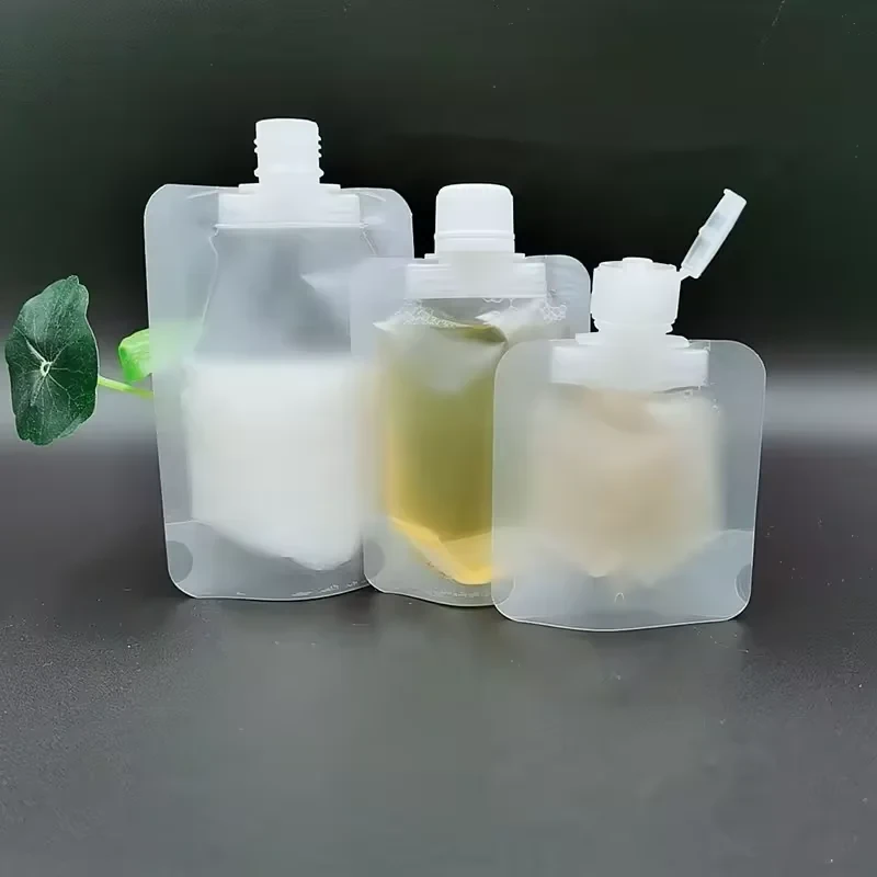 Clear Cosmetic Refill Spout Pouch