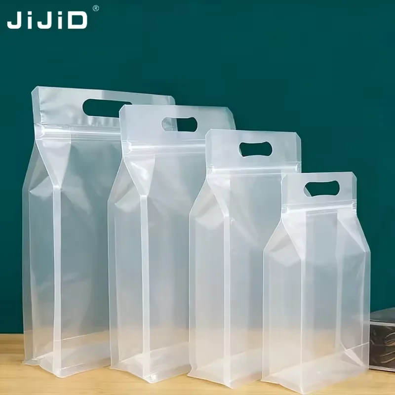 Clear Rice & Flour Flat-Bottom Pouch
