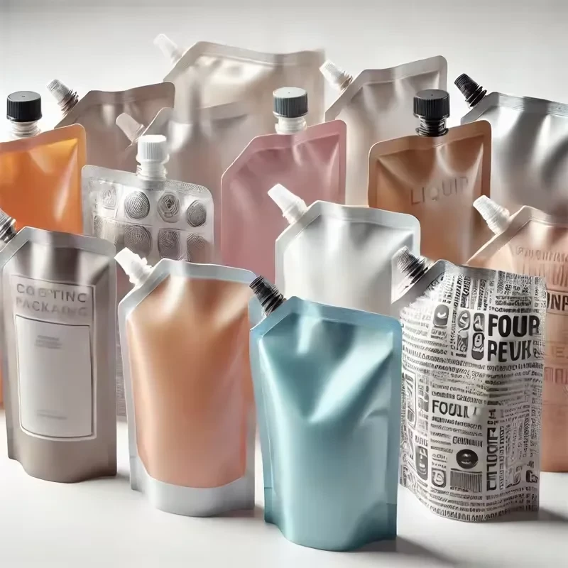 Skin Care Cream Spout Pouch
