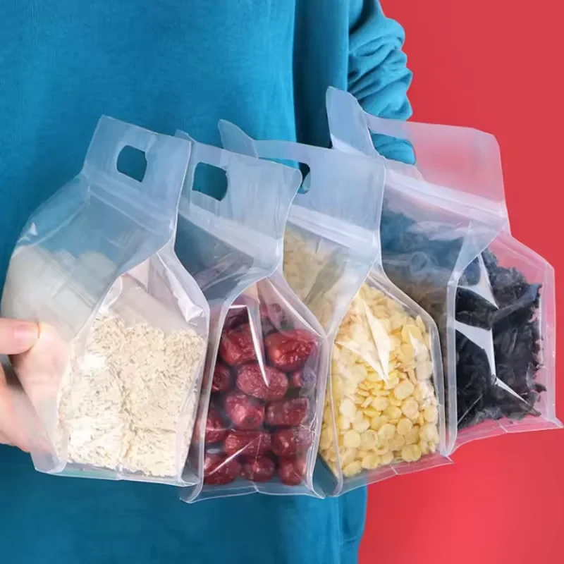 Clear Food Flat-Bottom Pouch