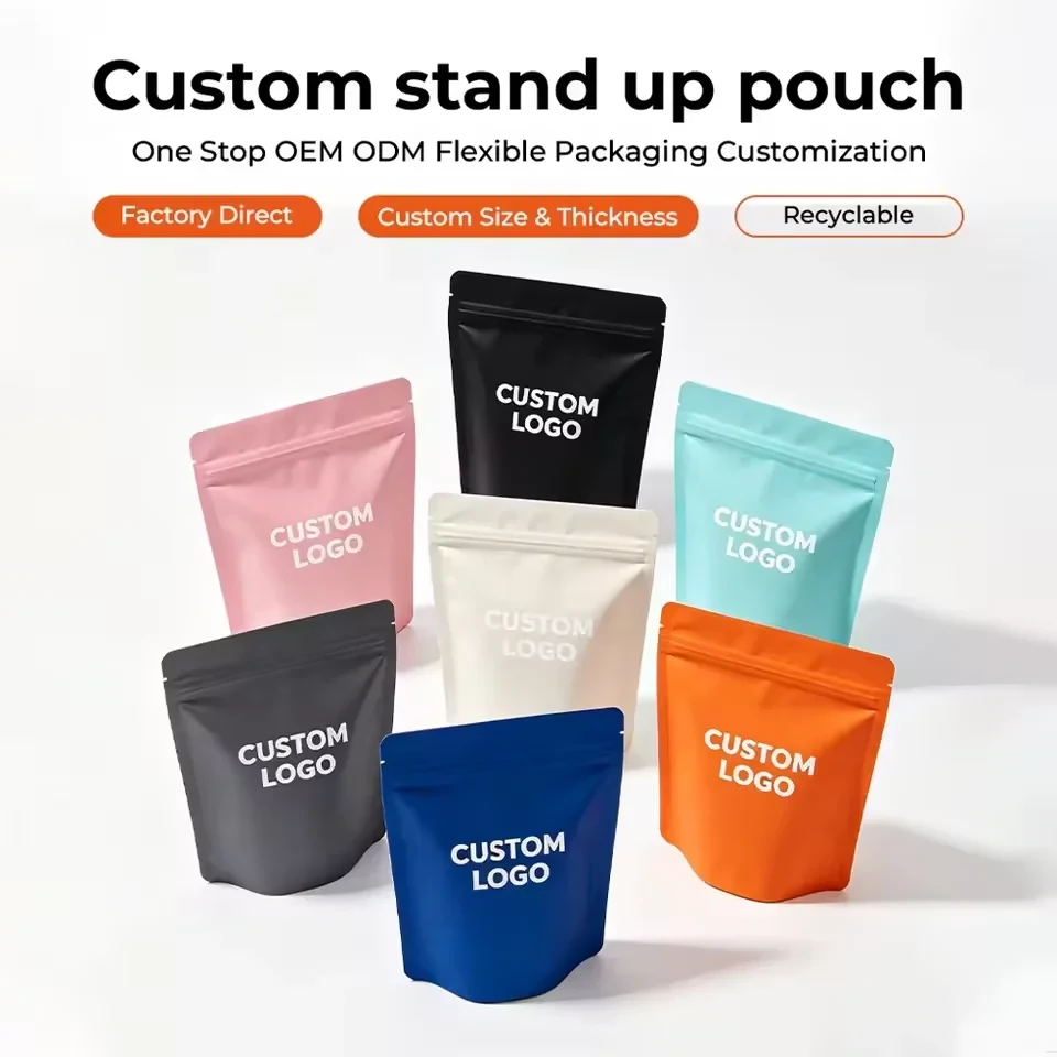 Holographic Retail Stand-Up Pouch