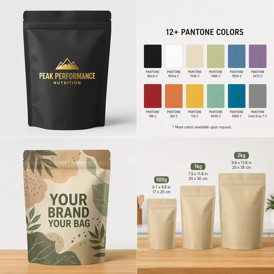 Kraft-Look Coffee & Tea Stand-Up Pouch