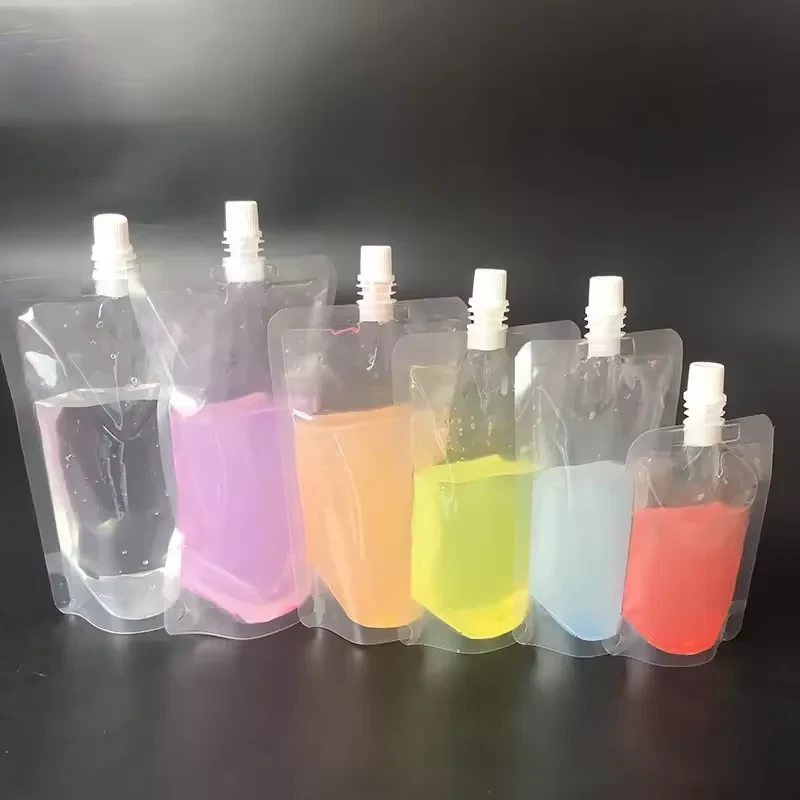 Clear Juice & Beverage Spout Pouch