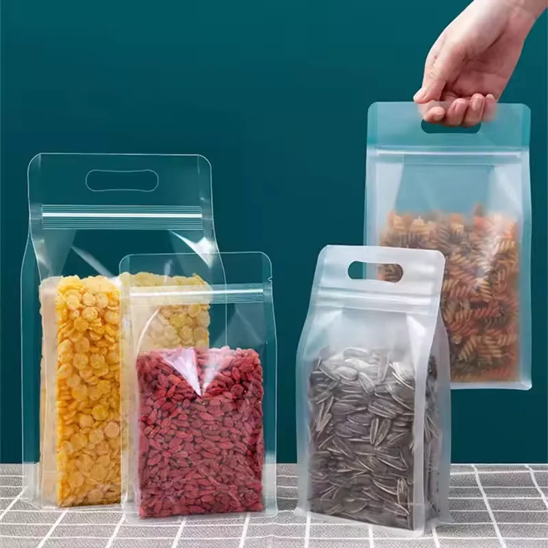Clear Food Flat-Bottom Pouch