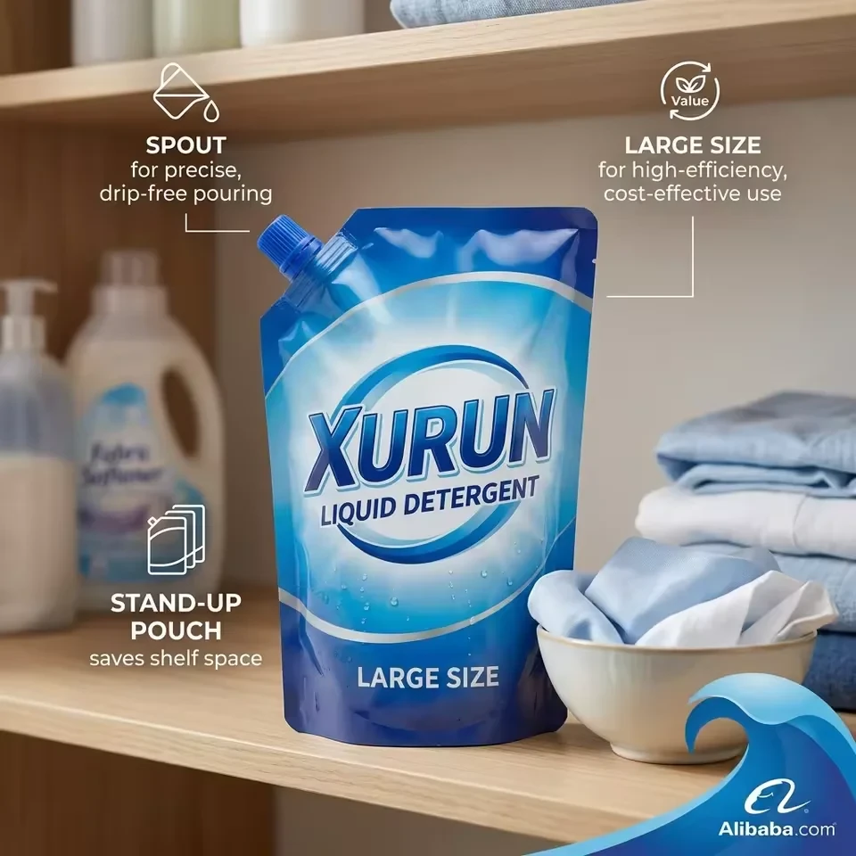 Laundry Detergent Spout Pouch