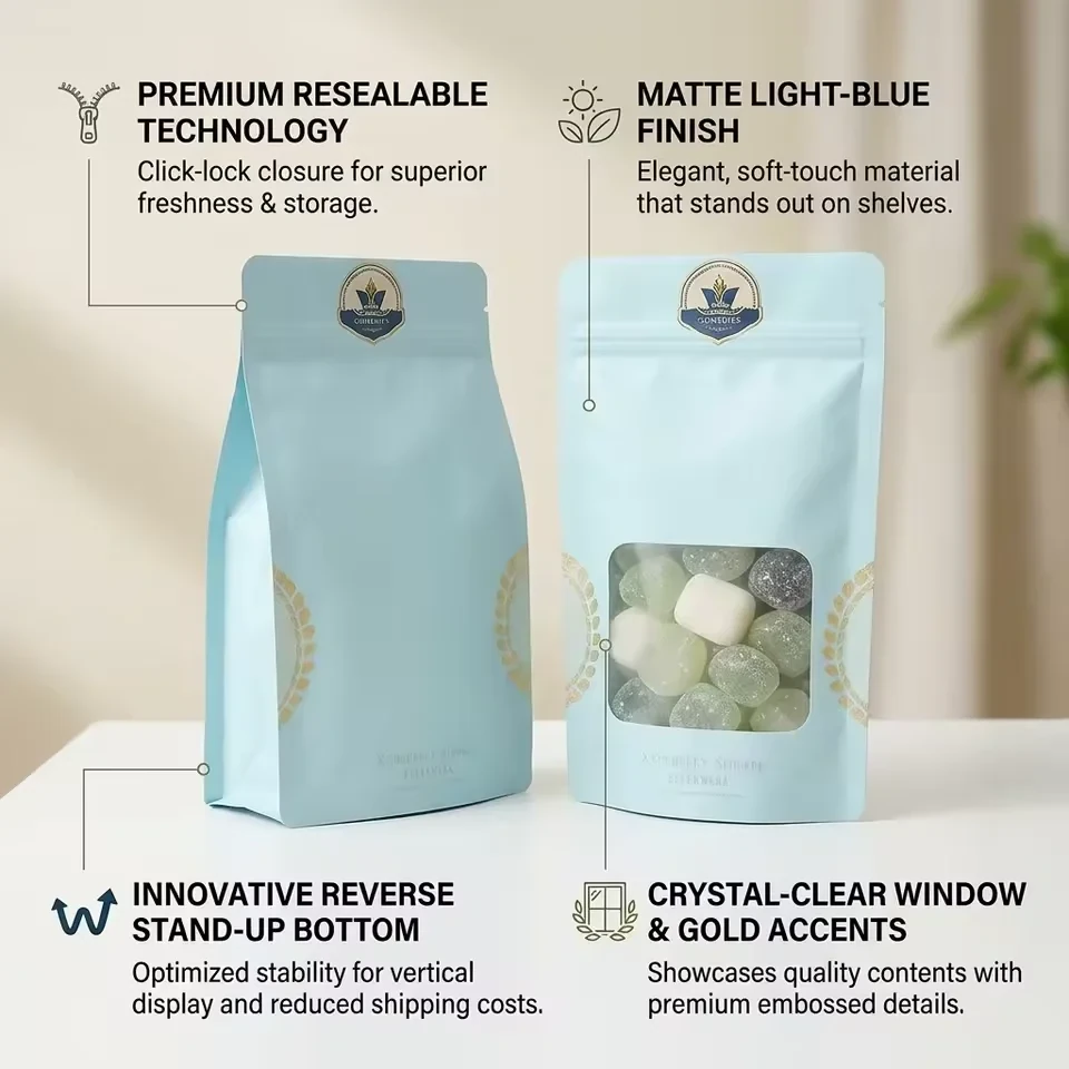Window Candy & Snack Stand-Up Pouch
