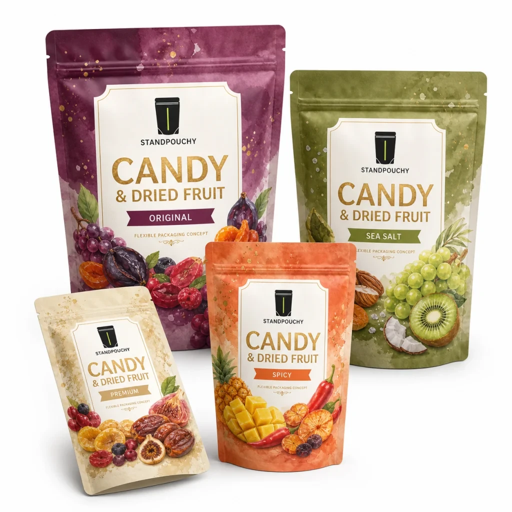 Printed Candy & Dried Fruit Pouch