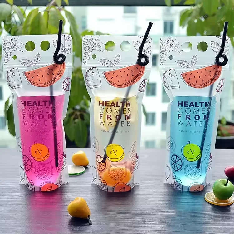 Clear Beverage Straw Pouch