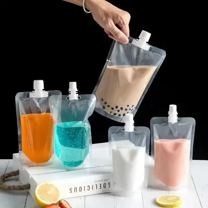 Clear Beverage Spout Pouch