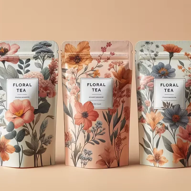 Coffee & Tea Flat-Bottom Pouch