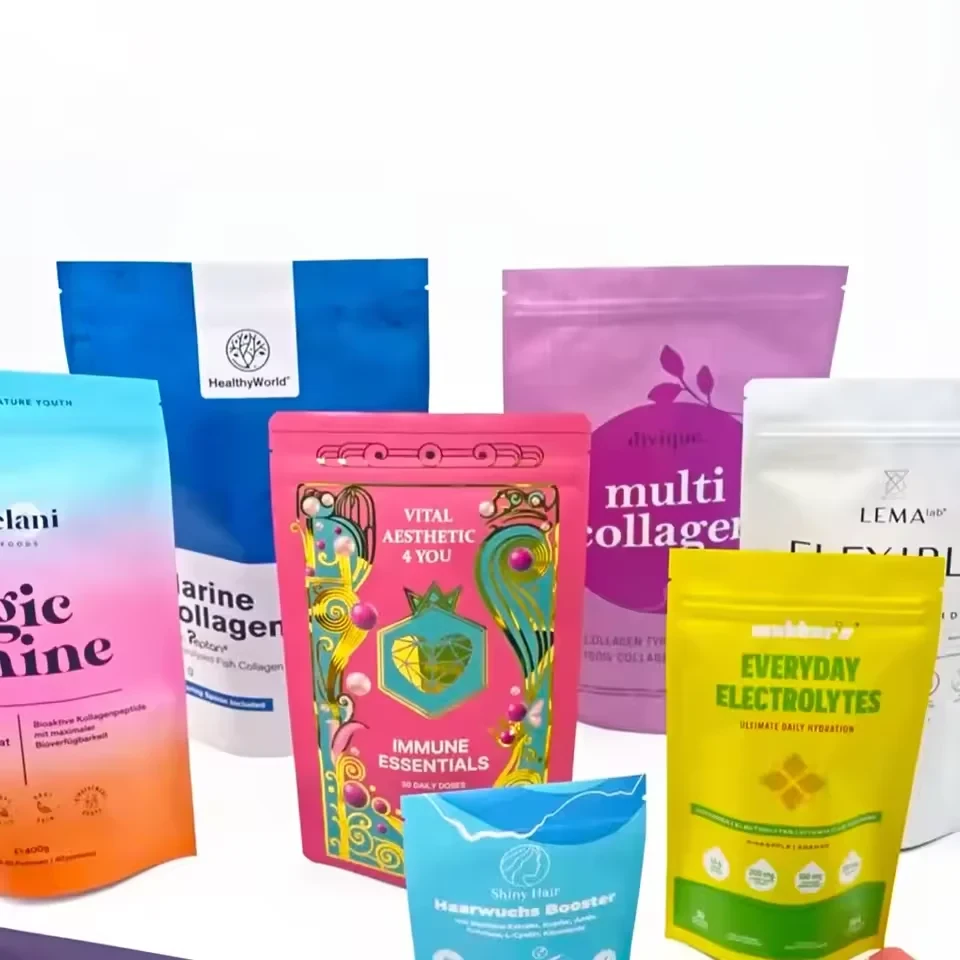 Supplement Powder Stand-Up Pouch