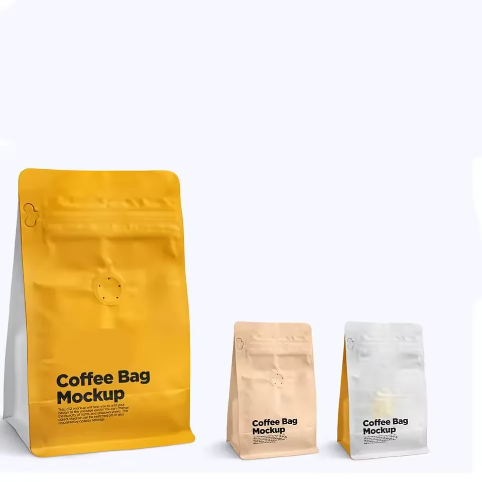 Coffee & Tea Flat-Bottom Pouch