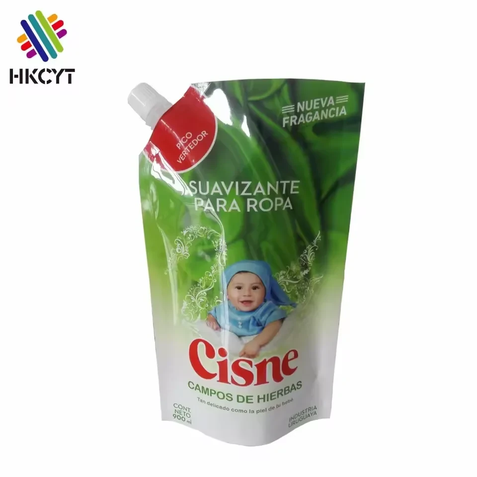 Fabric Softener Refill Spout Pouch