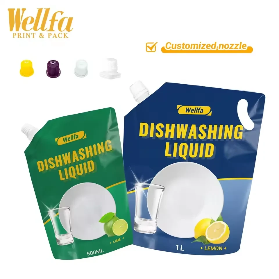 Dishwashing Liquid Spout Pouch
