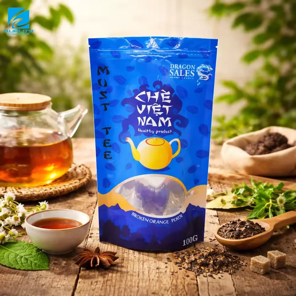 Loose-Leaf Tea Stand-Up Pouch