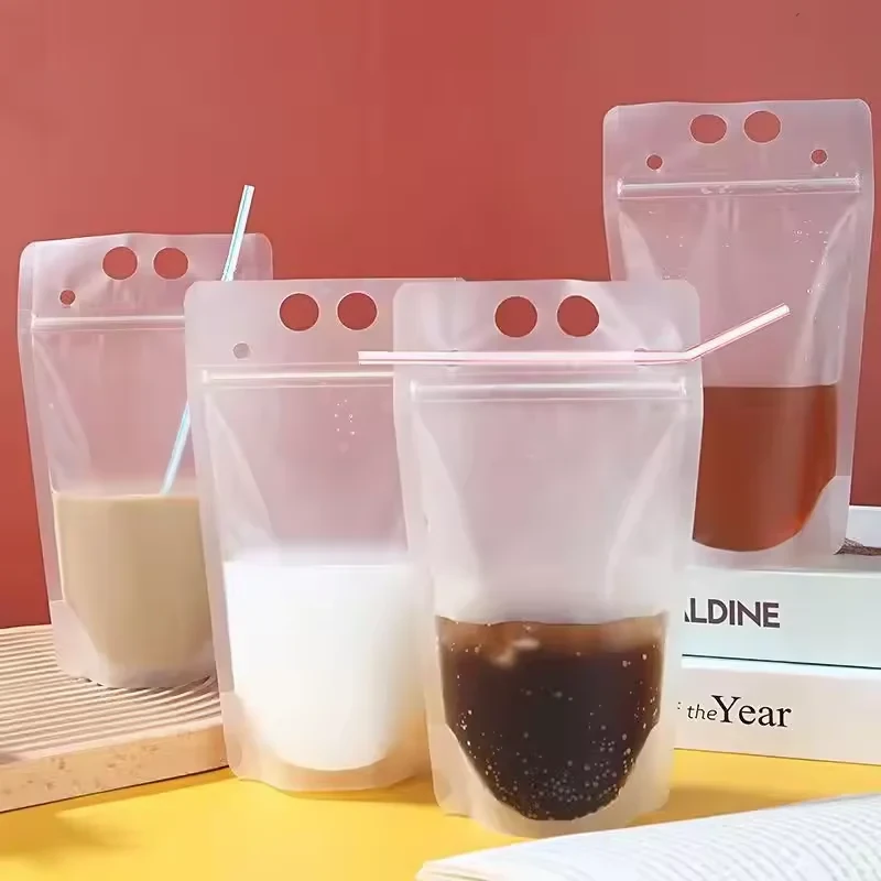 Clear Beverage Straw Pouch
