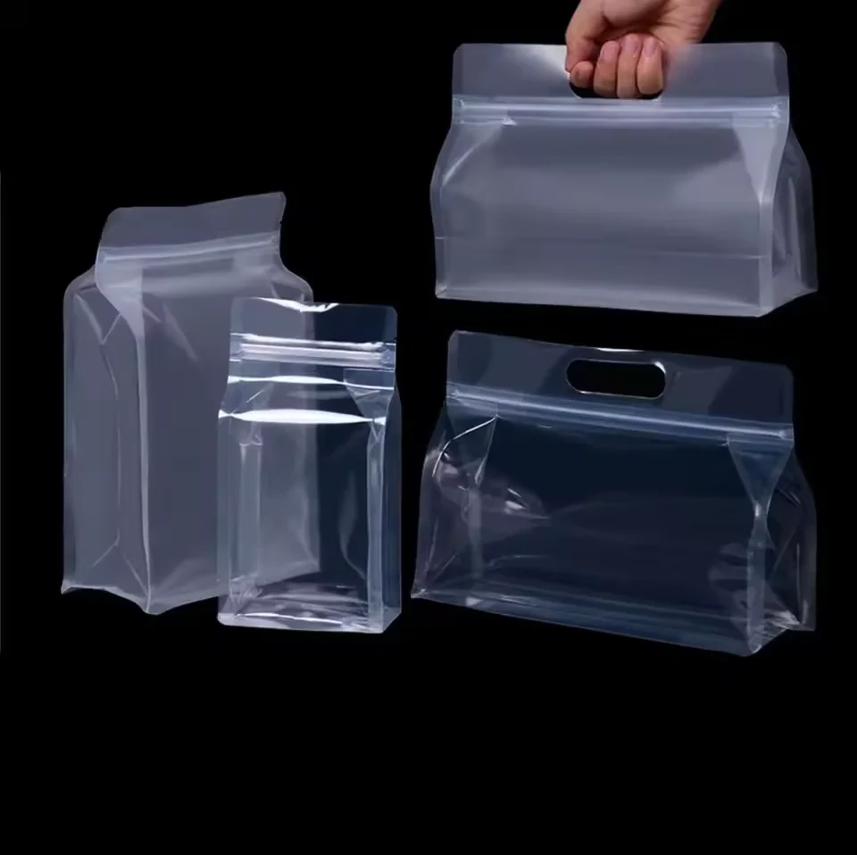 Clear Food Flat-Bottom Pouch