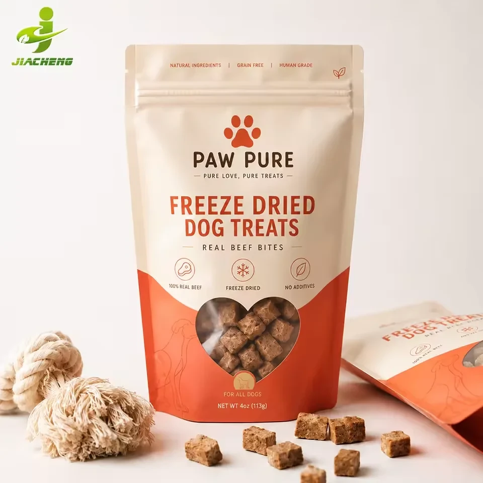 Freeze-Dried Pet Treat Stand-Up Pouch