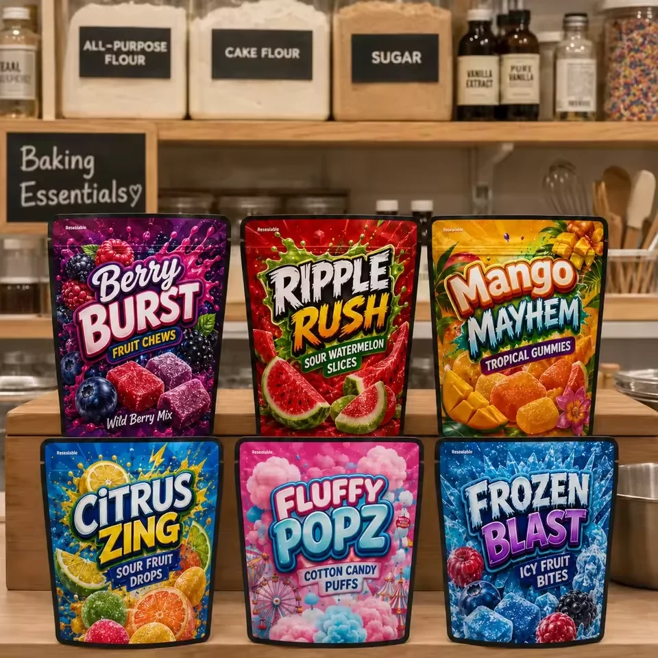 Gummy Candy Stand-Up Pouch