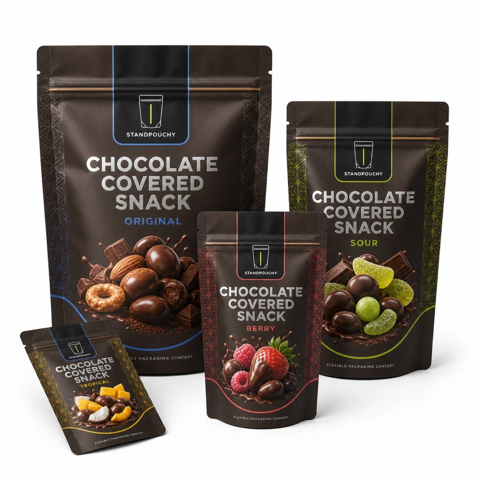 Chocolate Covered Snack Pouch