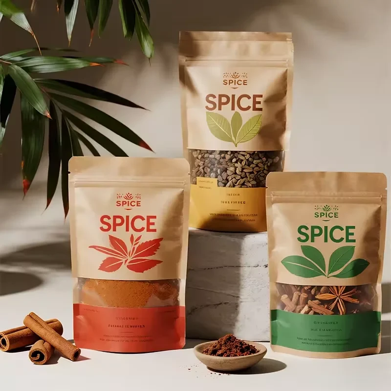 Clear Spice & Seasoning Stand-Up Pouch