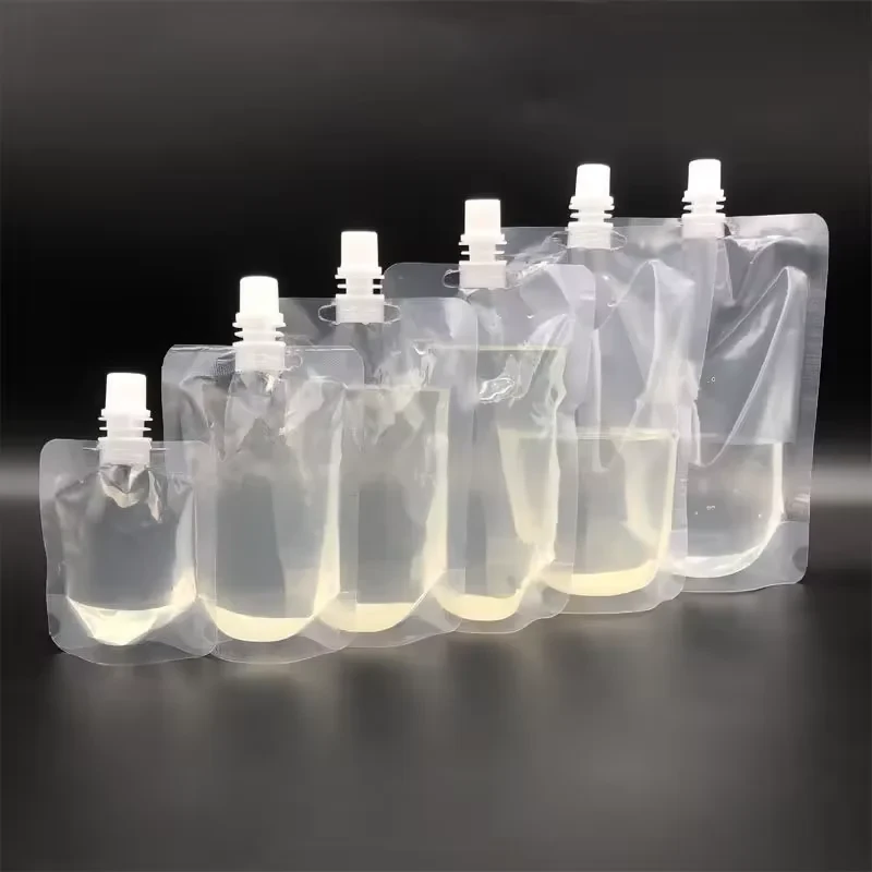 Clear Milk & Juice Spout Pouch