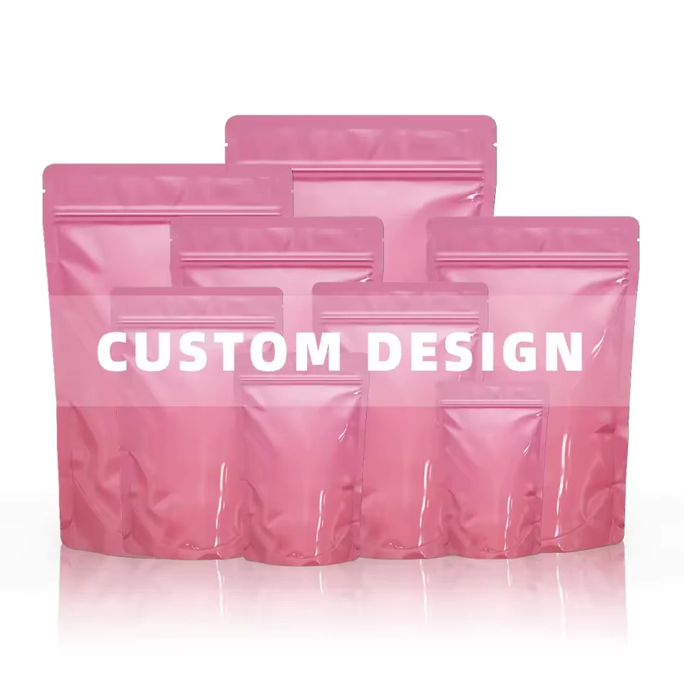 Custom Food Stand-Up Pouch with Zipper