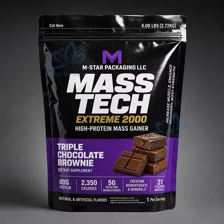 Whey Protein Powder Stand-Up Pouch