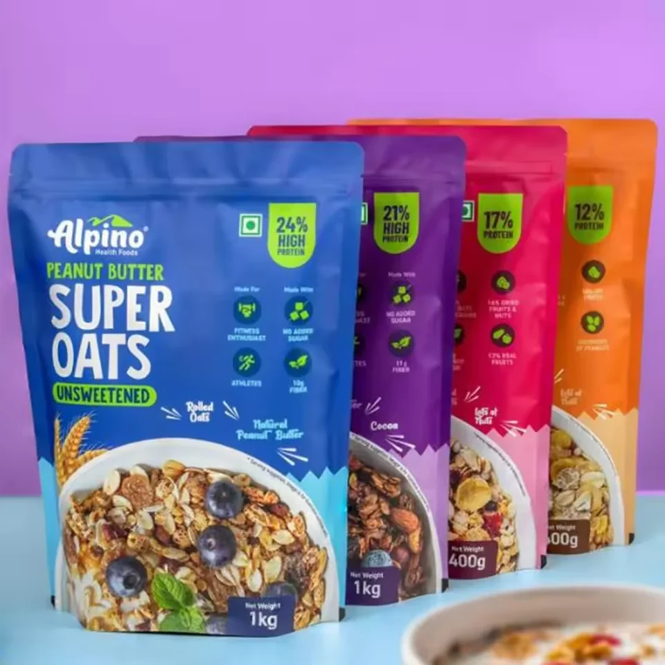 Oat & Granola Snack Stand-Up Pouch