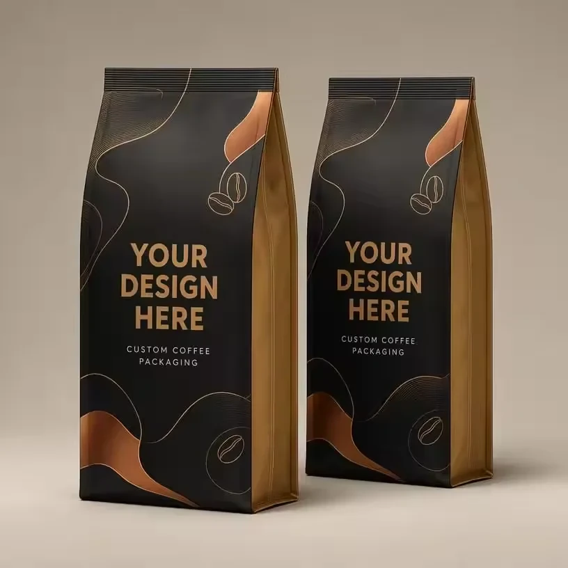 Matte Coffee Stand-Up Pouch