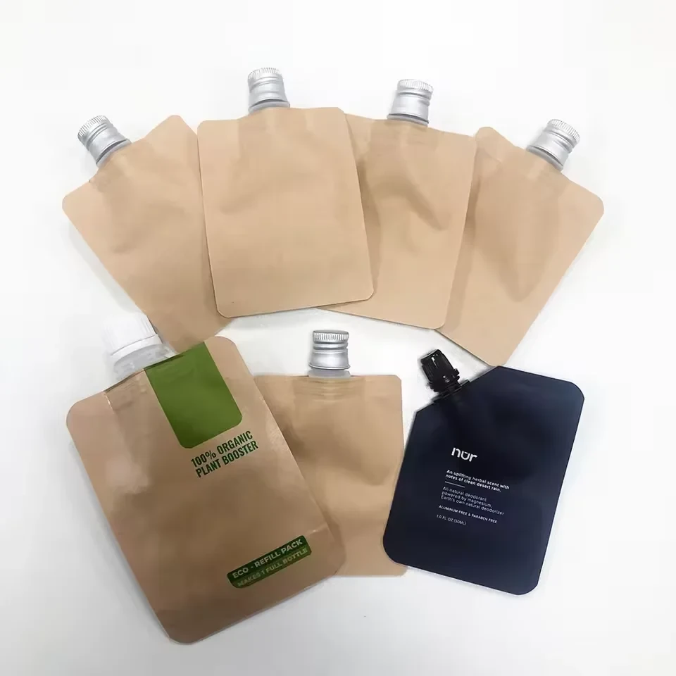 Kraft-Look Skin Care Refill Spout Pouch