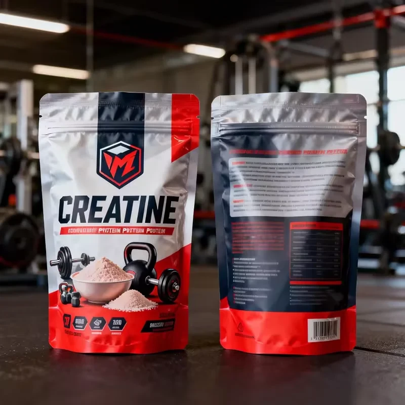 Protein & Creatine Powder Stand-Up Pouch