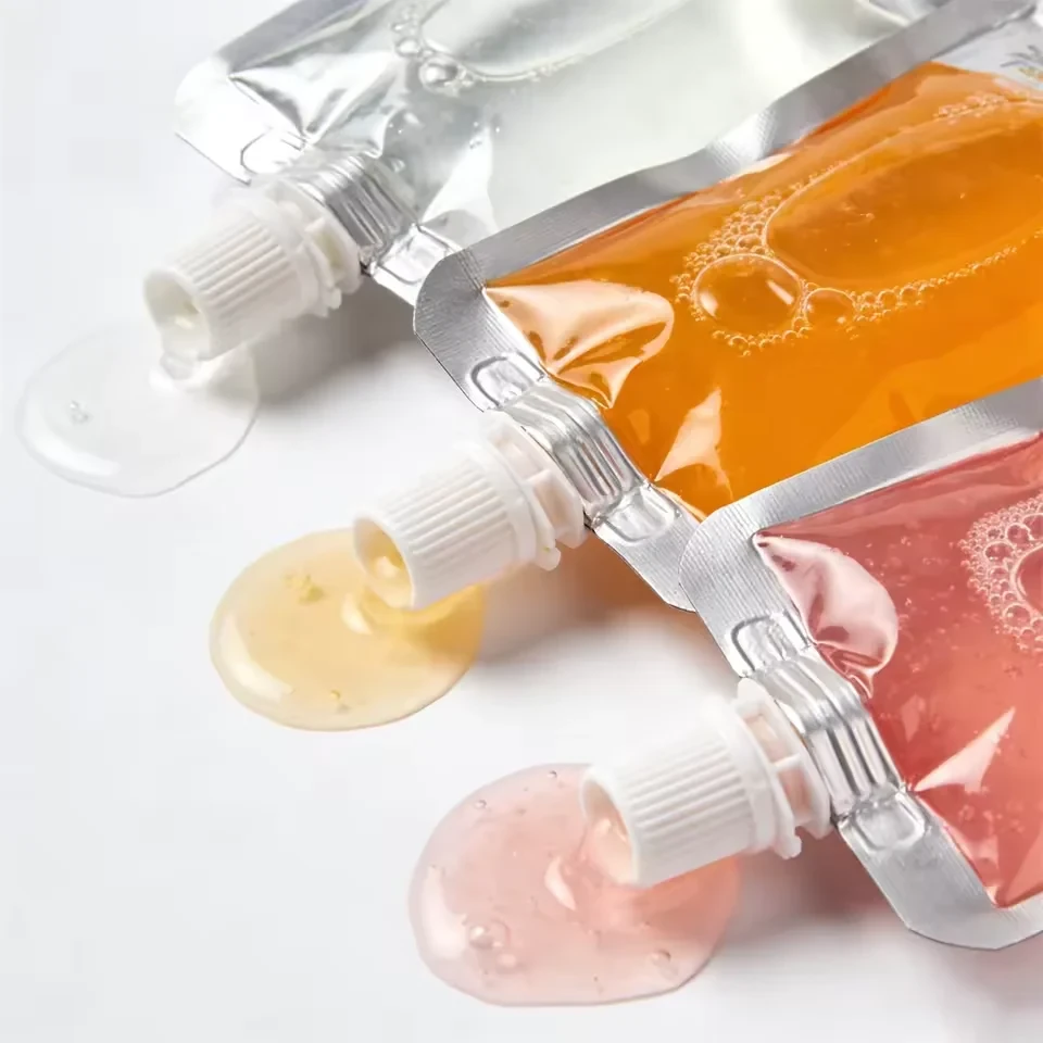 Clear Liquid Spout Pouch