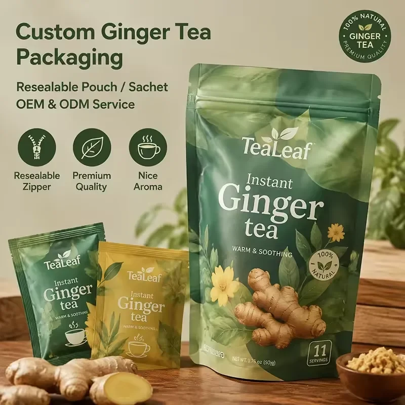 Ginger & Instant Tea Stand-Up Pouch