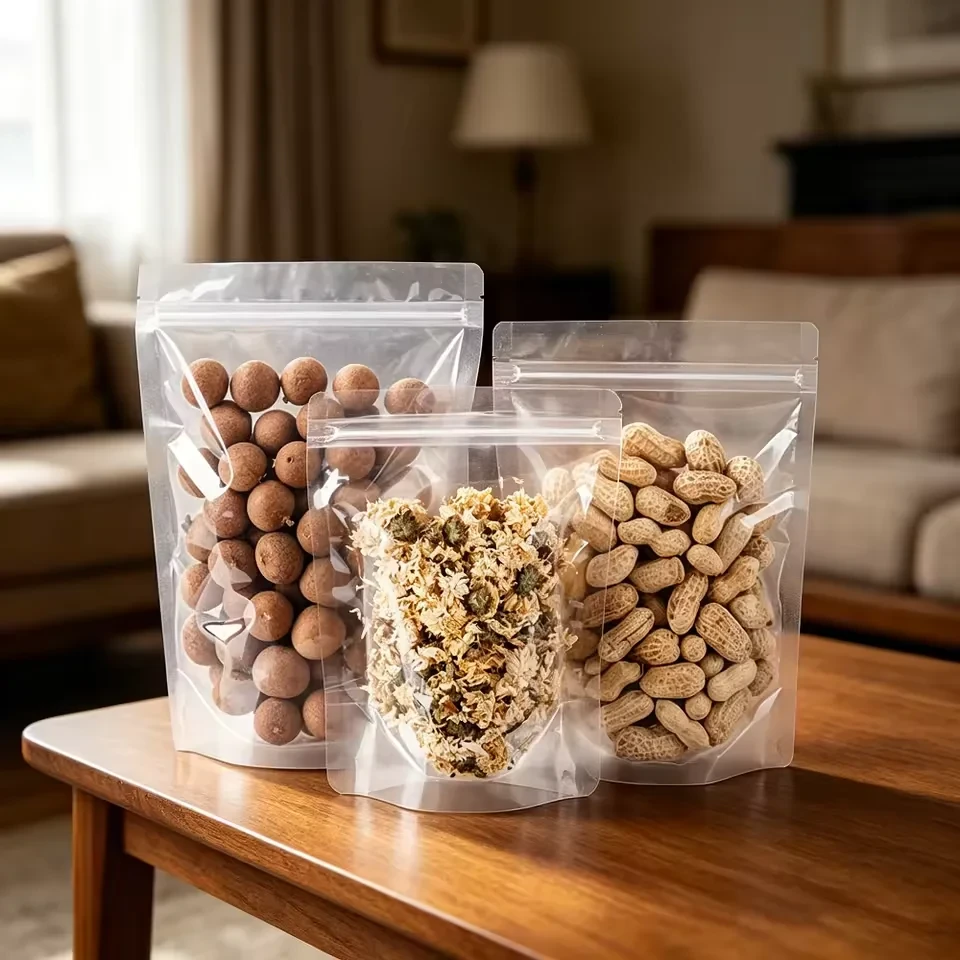 Clear Food Stand-Up Pouch