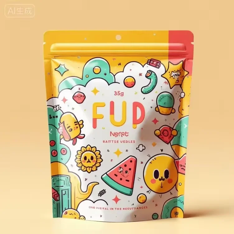 Printed Snack Stand-Up Pouch