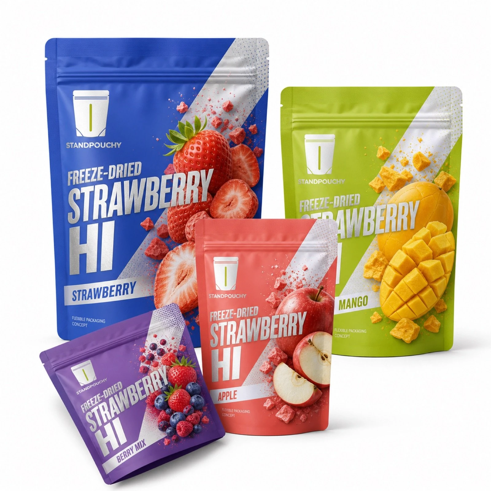 Freeze-Dried Strawberry Pouch